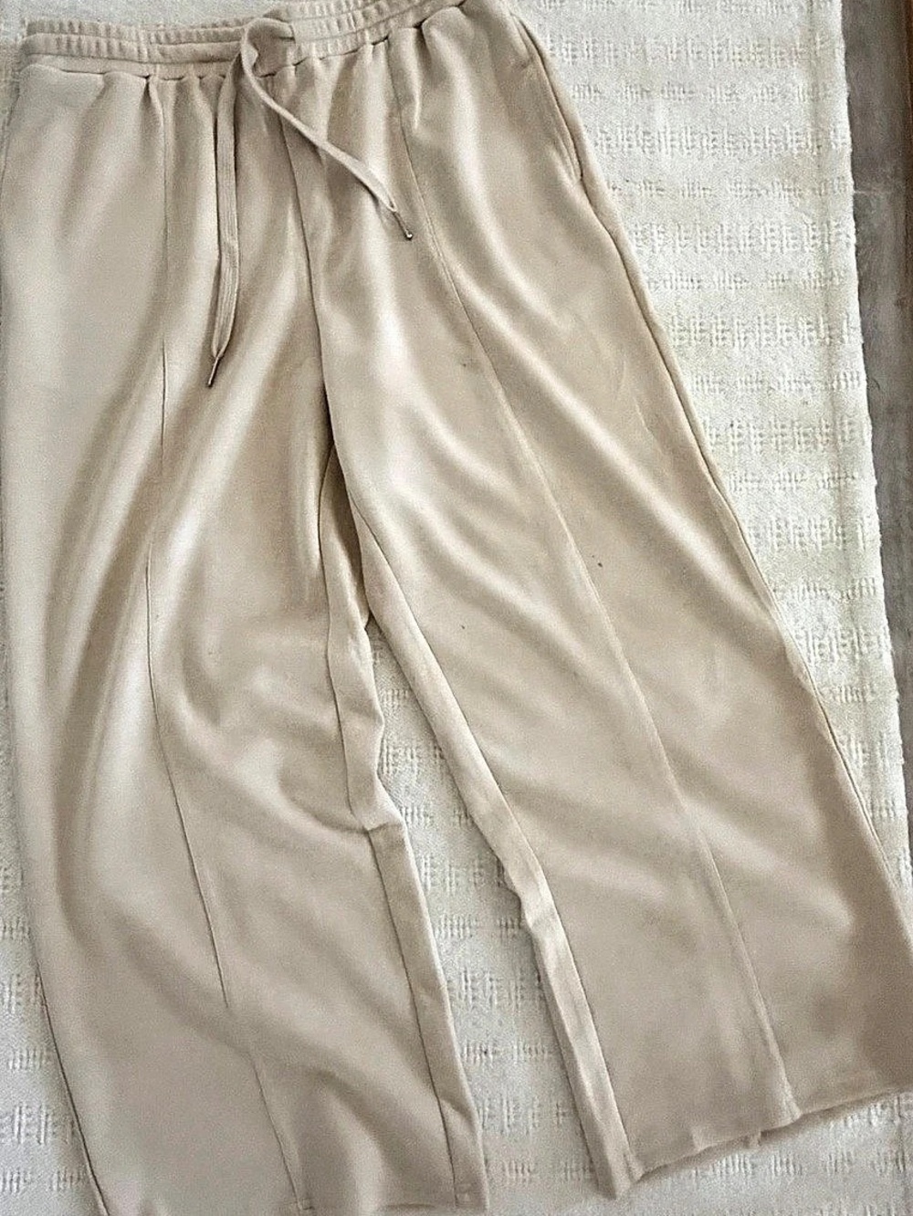 Wide Leg Pants in Cream Like New